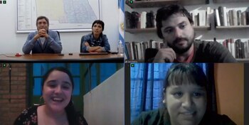 Máximo Kirchner brindó un discurso