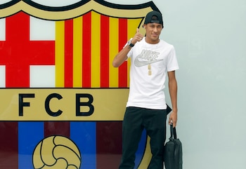 Neymar, nada más fichar por