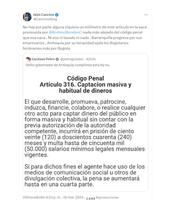 Los señalamientos del presidente al