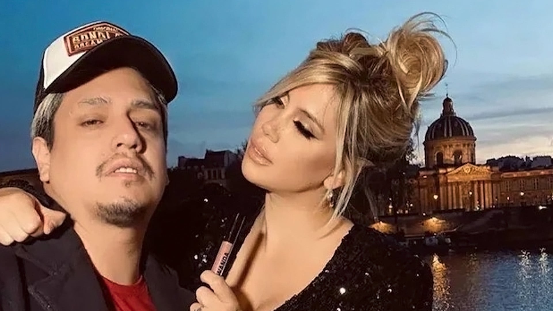 Wanda Nara y Kennys Palacios juntos en cada momento