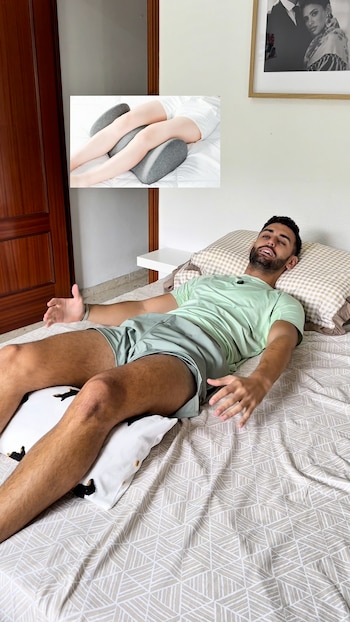 Postura para dormir mejor. (@adri.fisio.fitness)