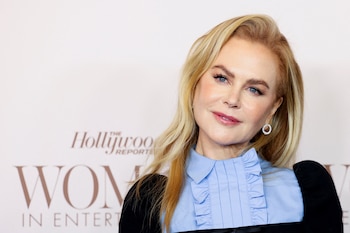Las menciones sobre Nicole Kidman en redes sociales crecieron un 88% entre 2022 y 2024, impulsadas por sus colaboraciones artísticas y momentos icónicos como su viral anuncio para AMC (REUTERS)