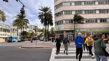 La sensación térmica en Miami