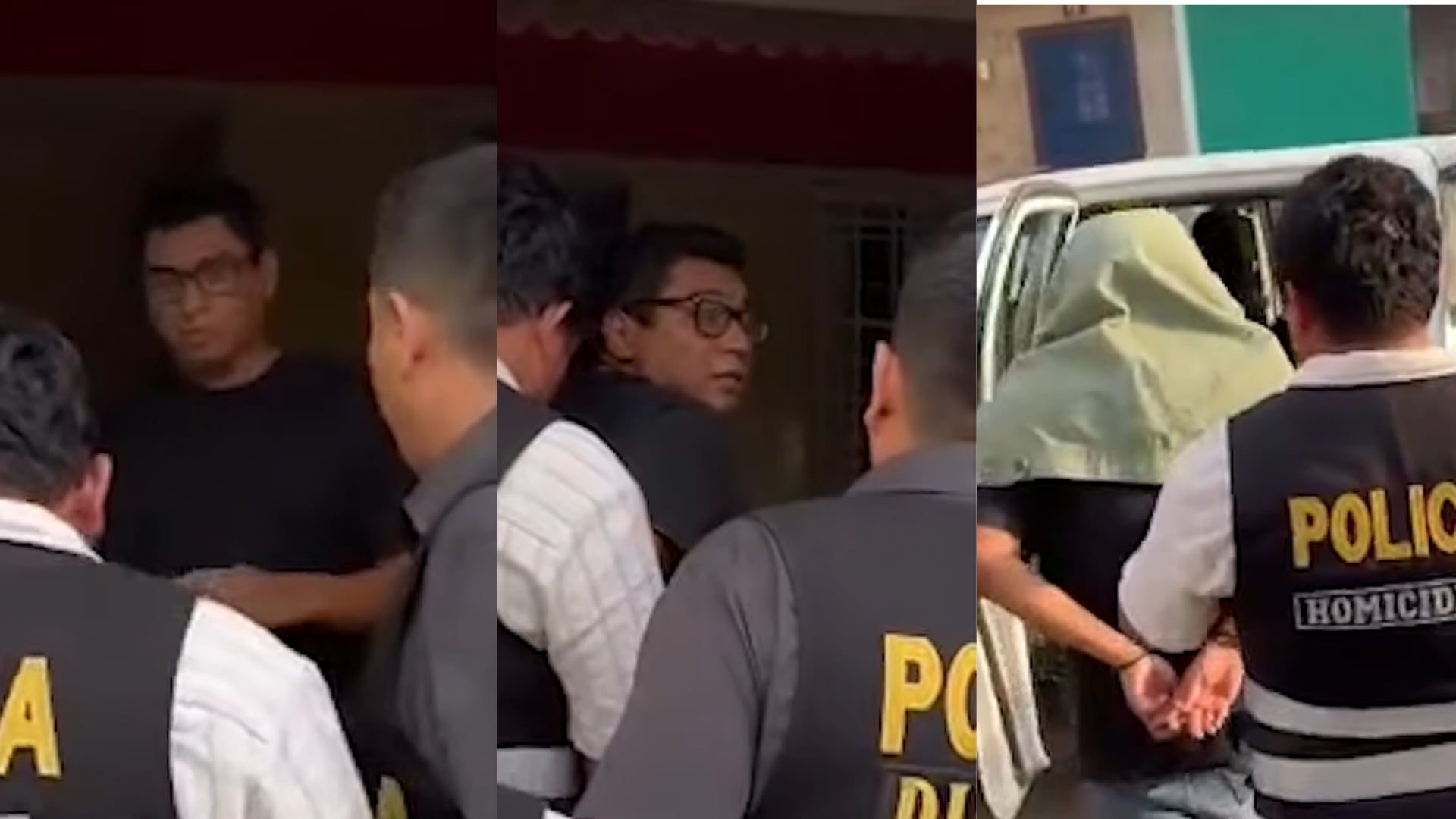 Efectivos de la Policía Nacional del Perú detuvieron al médico William Seminario Girón en Talara, acusado de ser el autor intelectual del asesinato de su esposa, la pediatra Minosska Pinto Lazo, en Piura. (Composición: Infobae Perú)