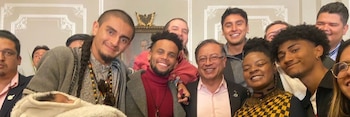 David Trespalacios se habria ocupado de relacionarse con los supuestos empresarios que, luego, serían contactados con altas esferas de los ministerios de Vivienda y del Interior - crédito @GuadalupeLujR/X