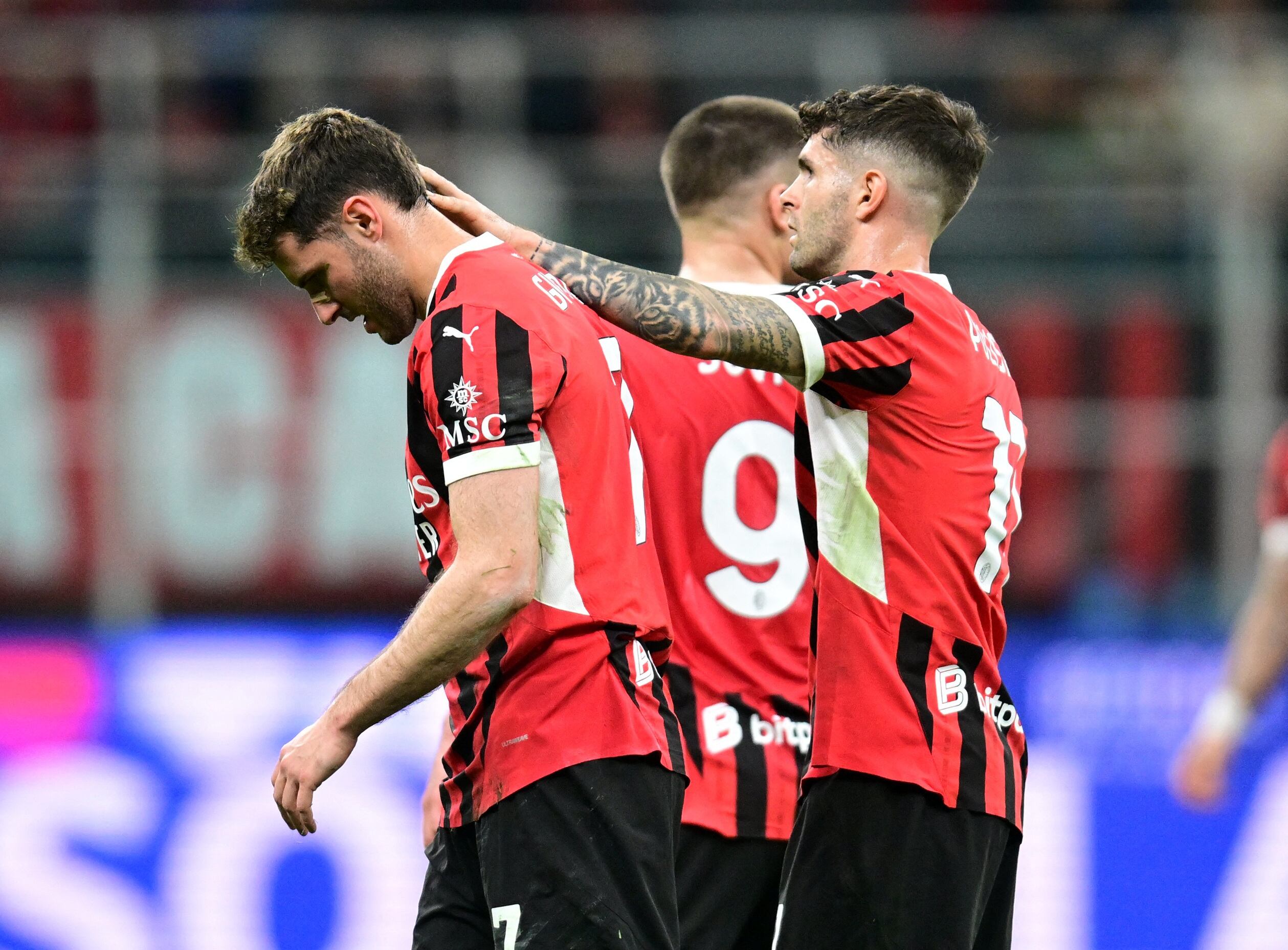 Soccer Football - Serie A - AC Milan v Fiorentina - San Siro, Milan, Italy - April 5, 2025 AC Milan