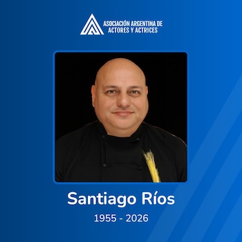 Santiago Ríos nació en Paraná, Entre Ríos, y desarrolló una trayectoria de más de cuatro décadas en teatro, cine y televisión