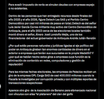 Gustavo Petro - crédito @petrogustavo/X