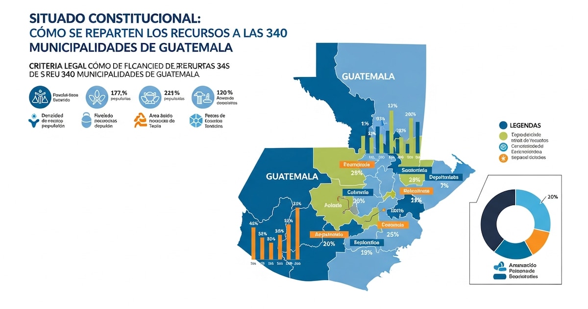 El Situado Constitucional permite la transferencia anual de fondos a municipios en Guatemala