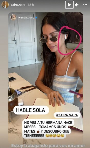 El divertido reclamo de Wanda