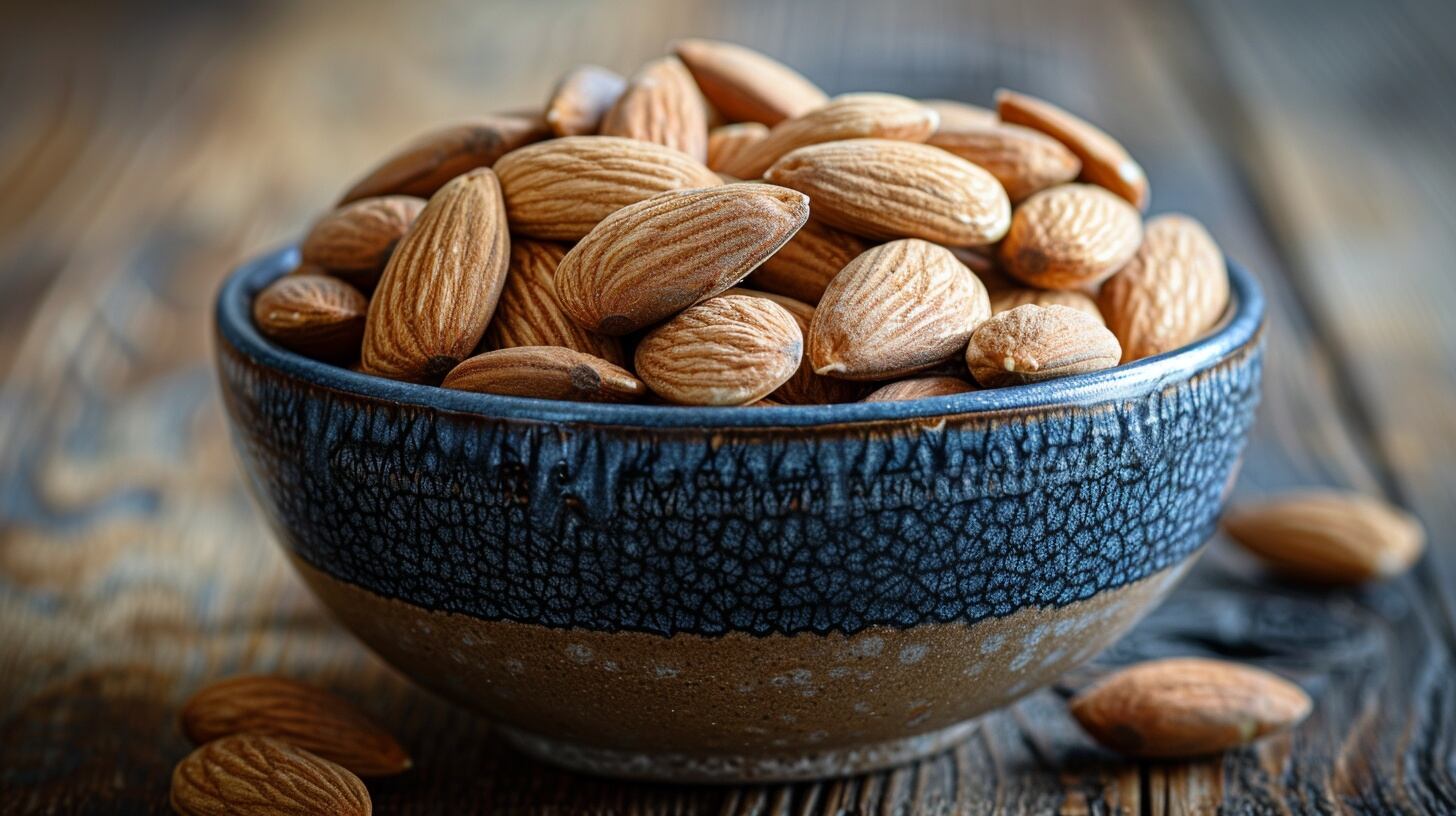 Ricas en calcio y proteínas, las almendras fortalecen el esmalte y su bajo contenido de azúcar, ayudan a limpiar la placa y proteger la boca de los ácidos que favorecen las caries (Imagen Ilustrativa Infobae)