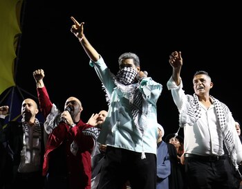 Maduro expresó su solidaridad al