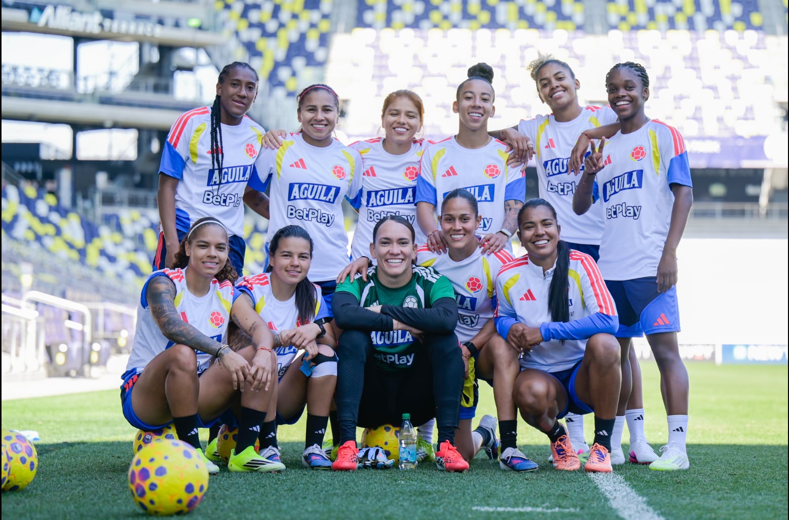 Linda Caicedo y Katerine Tapia son dos de las referentes de la selección Colombia que enfrentarán a Canadá, Argentina y Estados Unidos en la SheBelieves Cup - crédito FCF