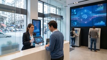 Una app diferente para cada cliente y algoritmos que negocian créditos: cómo cambian los bancos con la llegada de la IA