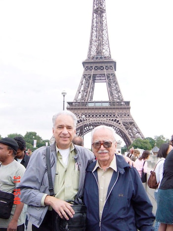 Aberto Cormillot y su padre,