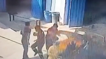 Las cámaras del instituto registraron