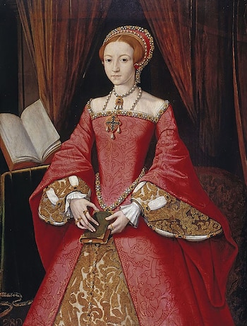 Isabel I recuperó el halcón, emblema heráldico de Ana Bolena, como símbolo de resiliencia dinástica en la iconografía real inglesa - (Wikimedia commons)
