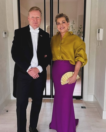 El emotivo posteo de Ronald Koeman tras la muerte de su esposa