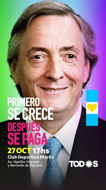 Uno de los flyer que