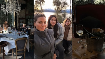 Entre amigos y paisajes de ensueño: Wanda Nara se refugió en la Patagonia para recargar energías
