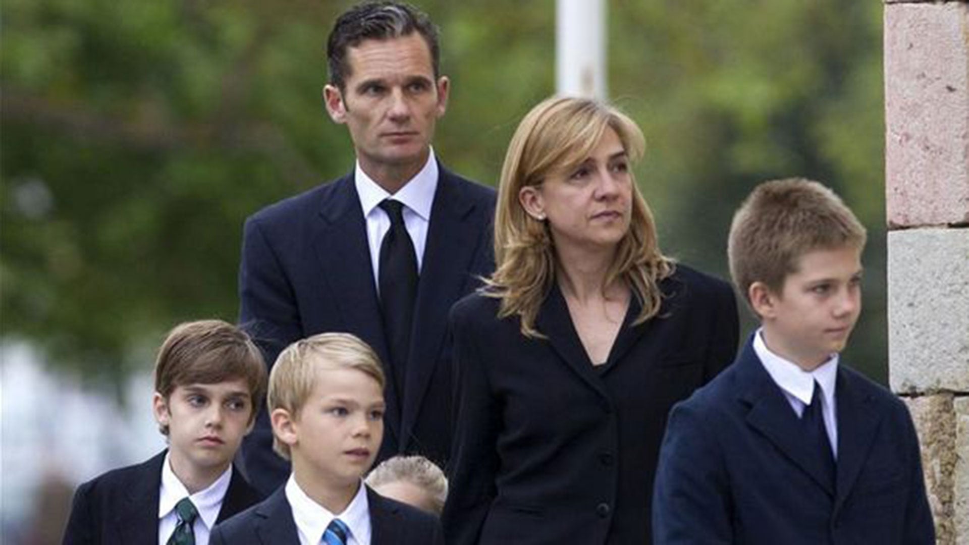 Iñaki Urdangarin, la infanta Cristina y sus hijos (EFE)