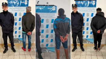 Los tres sospechosos tras su