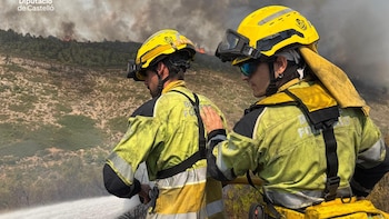 El fuego de Segorbe afecta a 633 hectáreas de superficie en un perímetro de 15 kilómetros