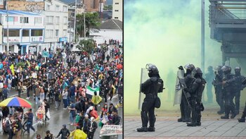 Movilizaciones en Colombia evocan las