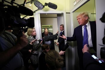 Trump hizo el anuncio mientras