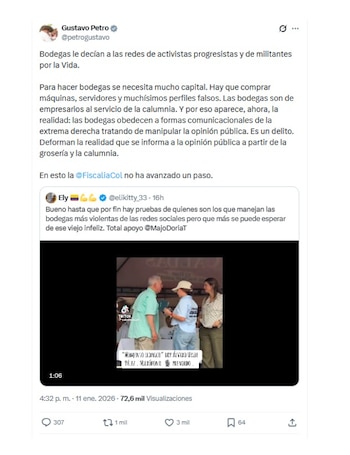 Con este mensaje, el presidente