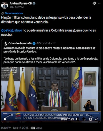 Andrés Forero señaló que Gustavo