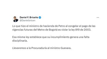 Trino del concejal Daniel Briceño