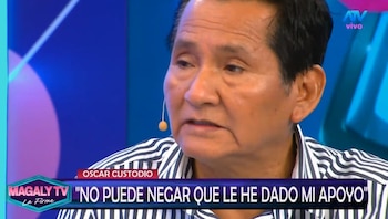 Filtran audio de Óscar Custodio y desata indignación por su reacción ante denuncia de Naldy Saldaña. Captura: Magaly TV La Firme.
