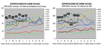 En enero-julio de 2024 Argentina