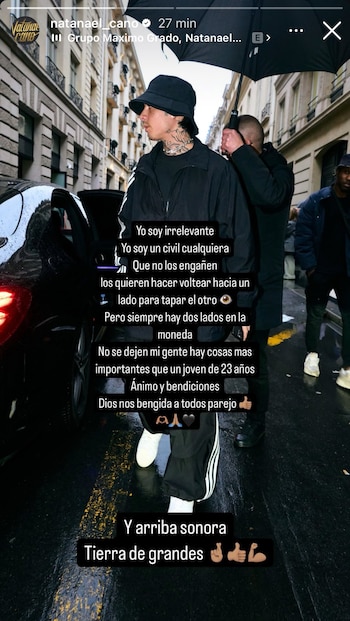 Natanael Cano en Instagram.