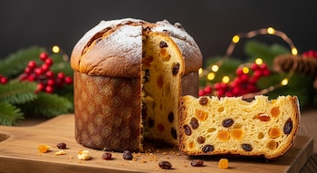 La receta de panettone navideño