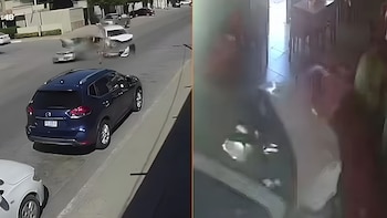 Auto se mete “hasta la