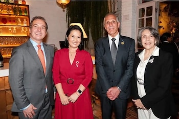 Asfura expresó sus mejores deseos a Keiko Fujimori tras asumir la Presidencia de Perú. El mandatario hondureño destacó los lazos de amistad, cooperación y respeto entre Honduras y Perú. (Foto: Cortesía)