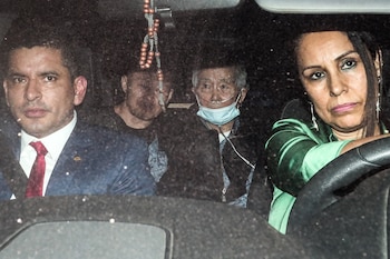 El expresidente peruano Alberto Fujimori