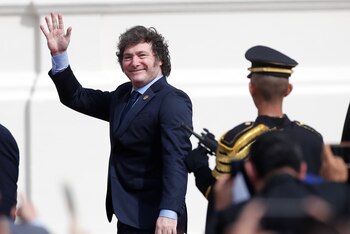 El presidente de Argentina, Javier