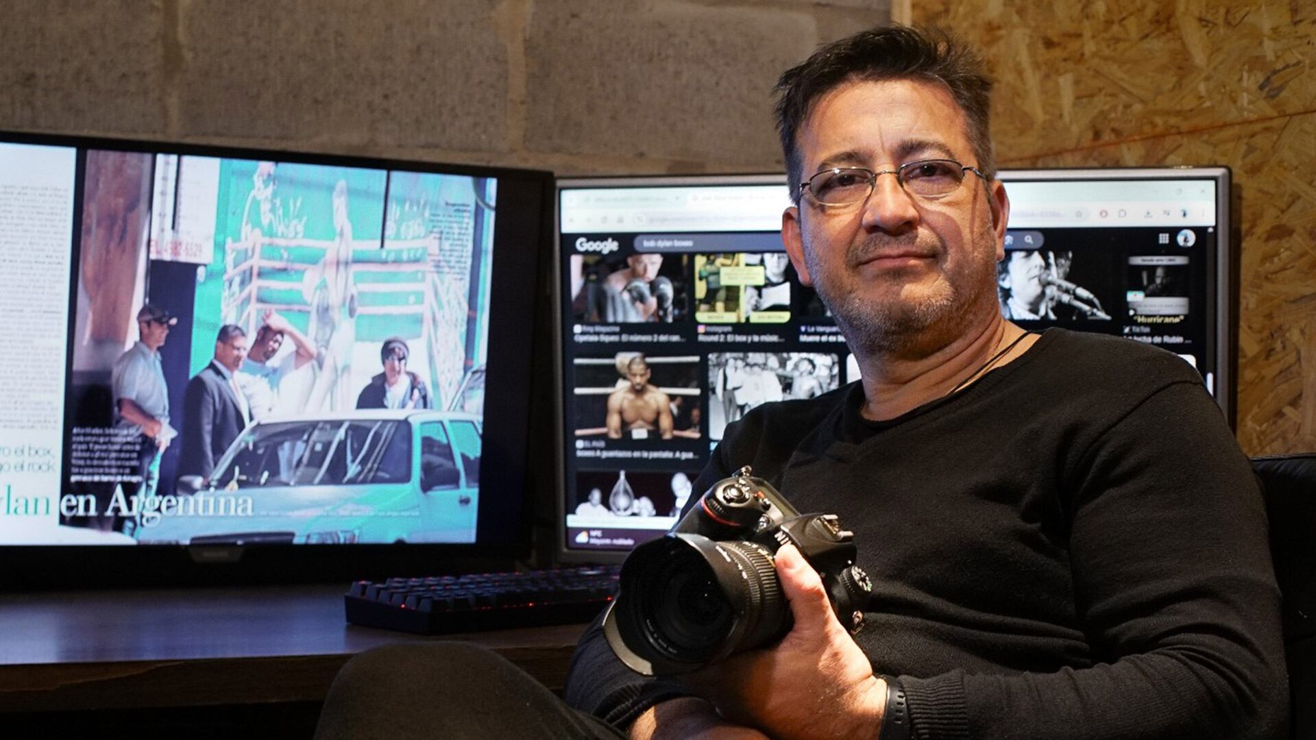 Julio Ruiz, gran paparazzo del staff de la revista Gente, fue el responsable de la única foto de Dylan en Buenos Aires en su escapa pugilística