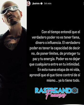 El cantante compartió una reflexión