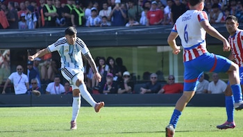 Argentina vs Paraguay en la final de fútbol en los Juegos Suramericanos 2026
