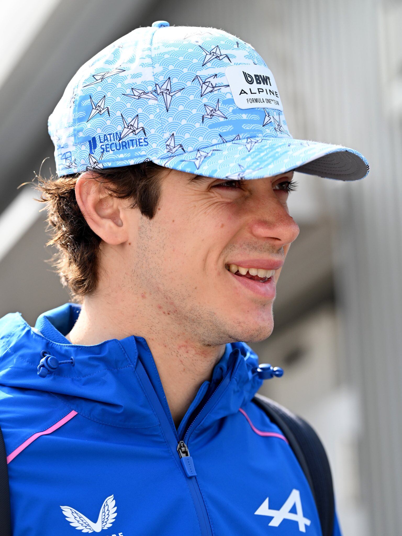 Franco Colapinto en la previa a la carrera principal del GP de Japón. Largará 15° en Suzuka (@AlpineF1Team)