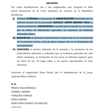 Magaly Medina se salva de