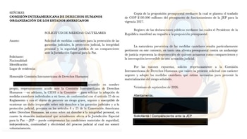 La congresista afirmó haber recibido un documento dirigido a la CIDH, fechado el 21 de septiembre de 2026, en el que un compareciente solicita medidas cautelares para proteger sus garantías judiciales, protección judicial, integridad personal y seguridad jurídica - crédito @MaclaPosada/X