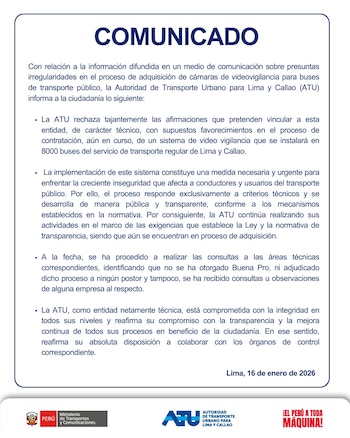 Luego de los informes periodísticos,