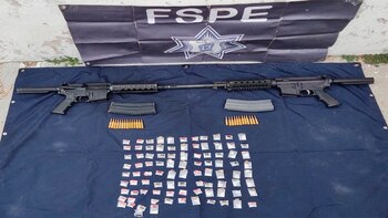 detenidos célula delictiva Guanajuato (Foto: SSPEG)