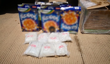 Guardia Nacional aseguró metanfetamina