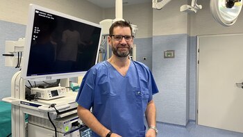 El doctor Pedro Rosón, jefe